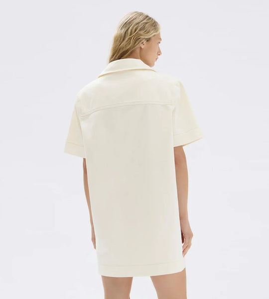 ASSEMBLY LABEL - Genevieve denim mini dress - Ecru! 12