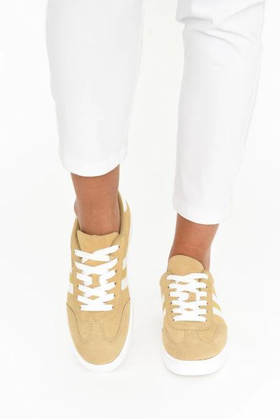 ALFIE & EVIE "Attitude" leather sneakers - Natural/white! 38