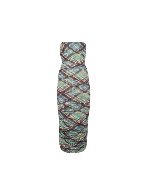 RUBY - Basil plaid mesh dress! 12