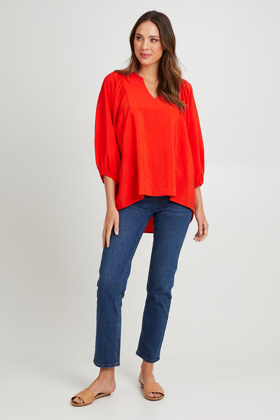 BETTY BASICS - Julia blouse - Blood orange! 12