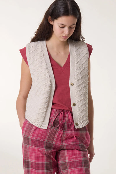 LEON & HARPER - Maia cable knit vest! 12
