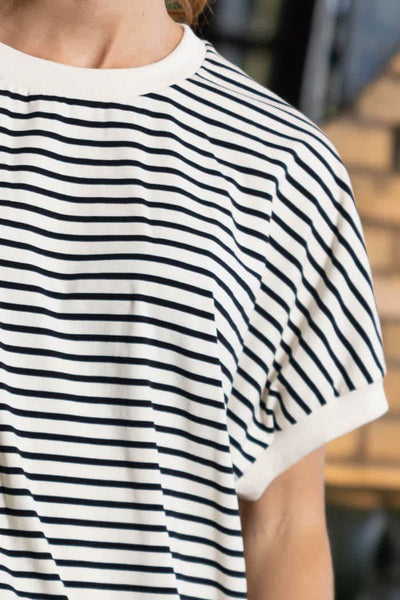 AUGUSTINE (LN) "Maria" top - Black stripe! 14