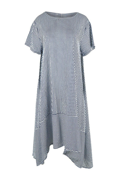 CLARITY (BN) "Boater" stripe cotton dress + pockets! 14