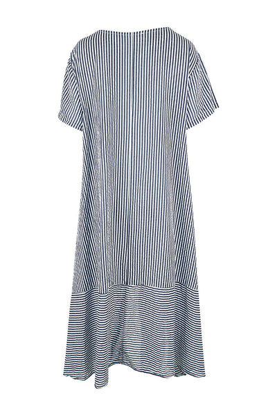 CLARITY (BN) "Boater" stripe cotton dress + pockets! 14