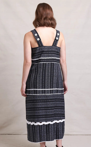 NERIS (LN) Linen blend zig zag dress! 16