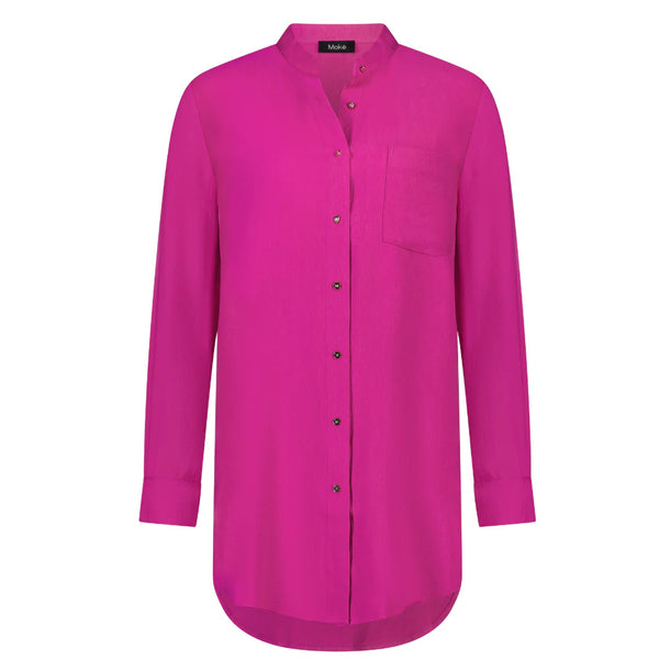 MOKÉ - Viscose tunic shirt - Flamingo! 18