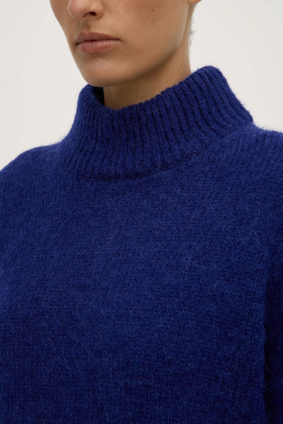 ASSEMBLY LABEL - Cosette alpaca wool blend knit - Ink! 10-12