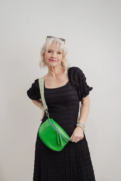 LEMON TREE (BN) Dani leather bag - Green!