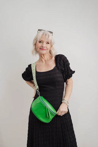 LEMON TREE (BN) Dani leather bag - Green!