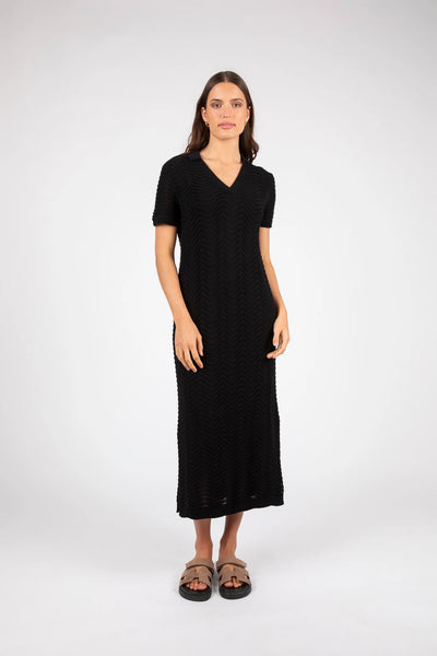 MARLOW - Palmer polo patterned knit dress! 10-12