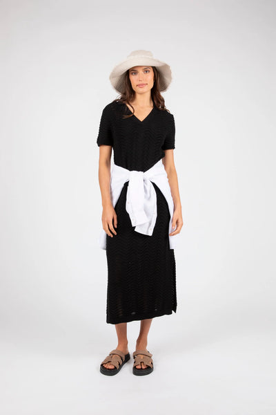 MARLOW - Palmer polo patterned knit dress! 10-12