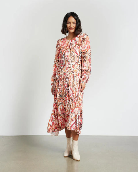 ET ALIA (LN) Eden midi dress - Arabella print! 10-12