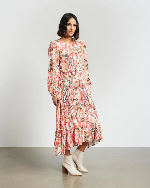 ET ALIA (LN) Eden midi dress - Arabella print! 10-12