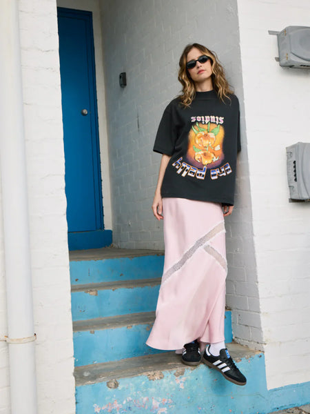 ENA PELLY - Sunset tee - Vintage black! 8-12