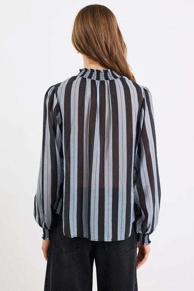 AMONG THE BRAVE (LN) "Embrace"shirred neck top! 14