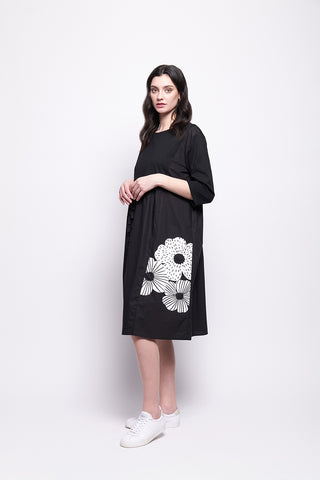 FOIL (LN) Flower print ruffle detail dress! 16