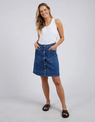FXWDENIM - Nolan A-line denim skirt! 12