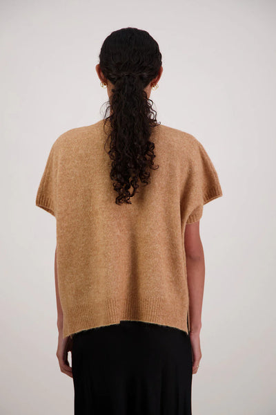 BRIARWOOD (LN) Alpaca + wool Fredrik vest - Tan! 12-14