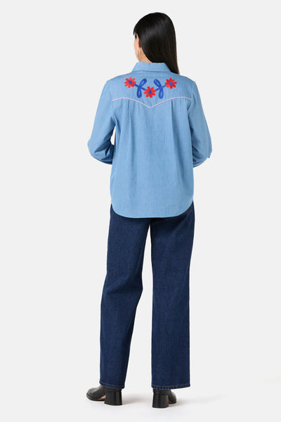 GORMAN (LN) Embroidered Windowsill shirt! 6-8