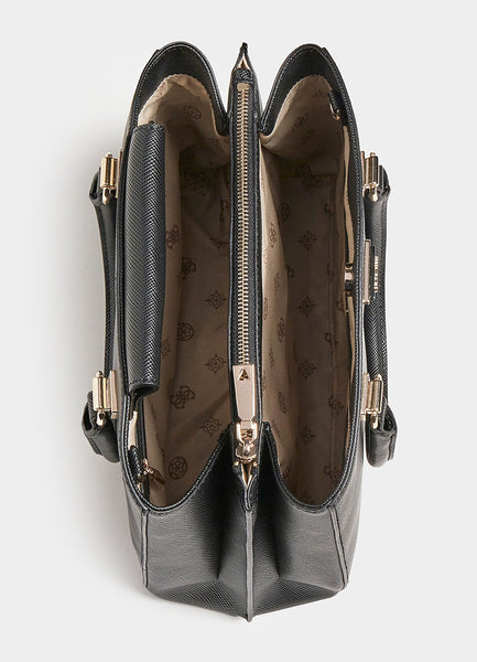 GUESS (LN) Saffiano PU satchel bag!