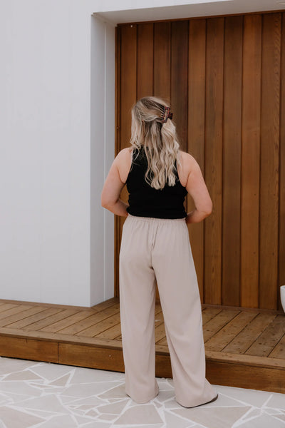 HEIDI FRANK (LN) Willow wide leg pant - Caramilk! 10-12