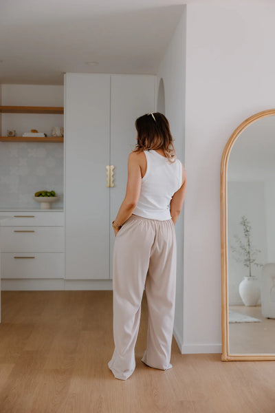 HEIDI FRANK (LN) Willow wide leg pant - Caramilk! 10-12