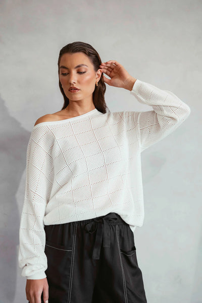 MARLOW (LN) Halo long sleeve knit - Ivory! 12
