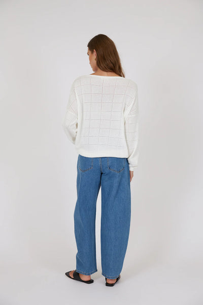 MARLOW (LN) Halo long sleeve knit - Ivory! 12