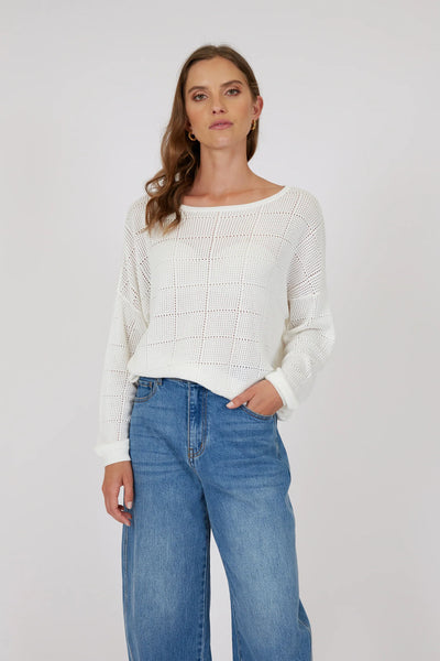 MARLOW (LN) Halo long sleeve knit - Ivory! 12