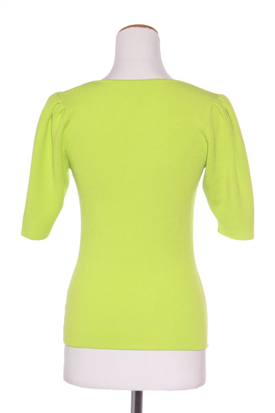BOSS (LN) Lime green rib knit top! 12