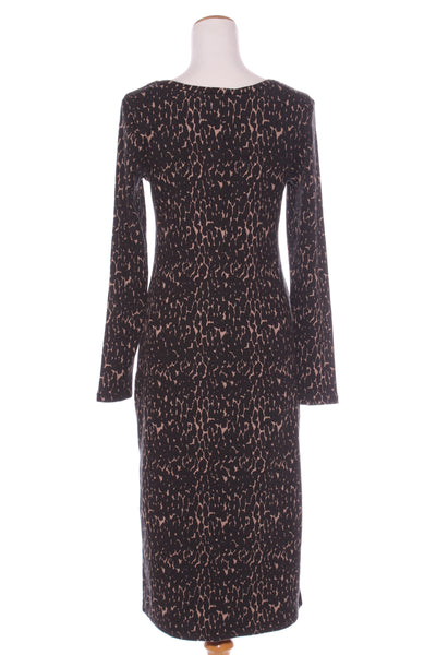 Leopard print ponte rib knit midi dress! 10