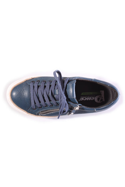 DEUCE "Pulse Zip" platform leather sneakers! 37