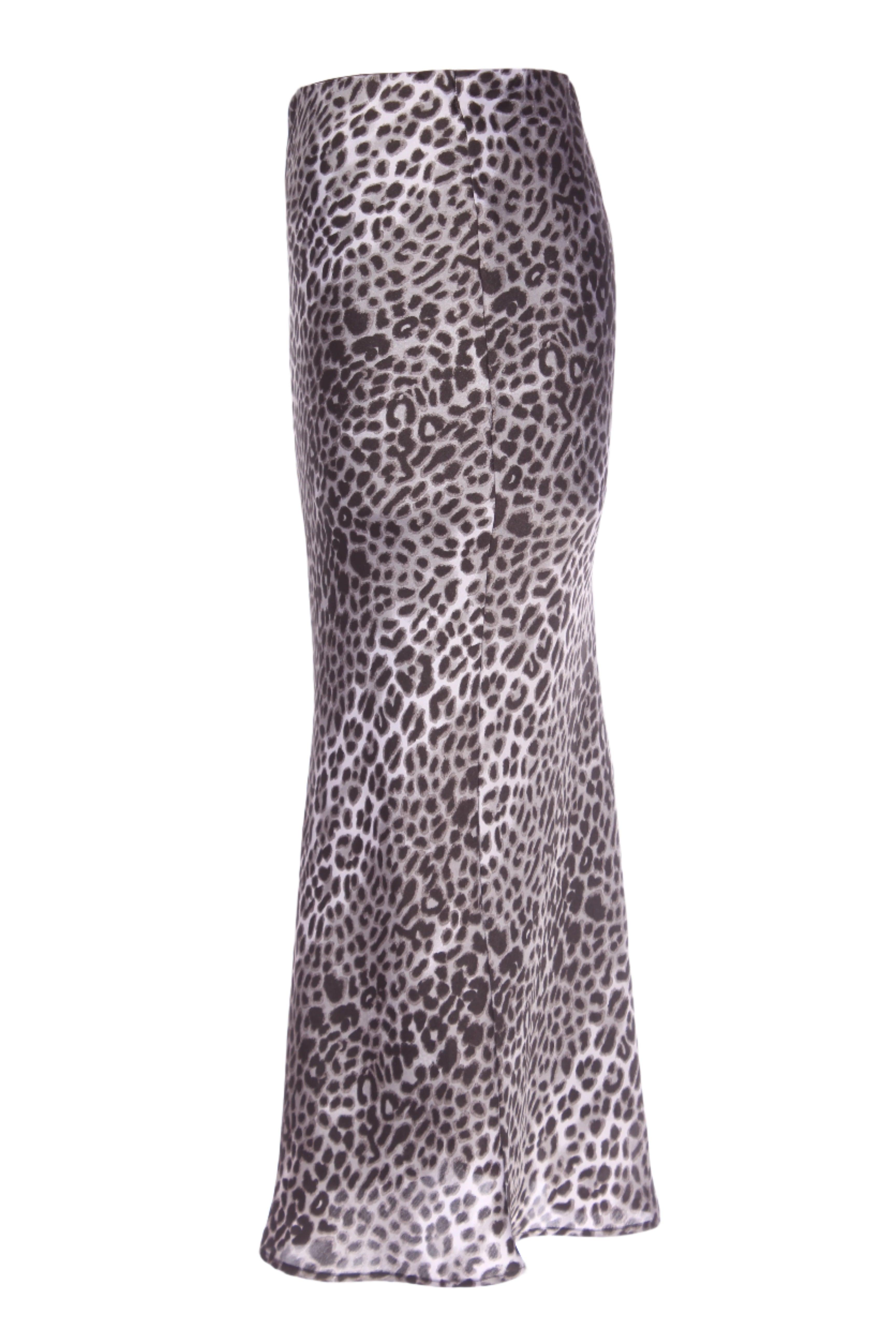 GLASSONS Leopard print satin slip midi skirt!