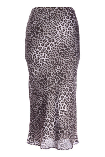 GLASSONS - Leopard print satin slip midi skirt! 6