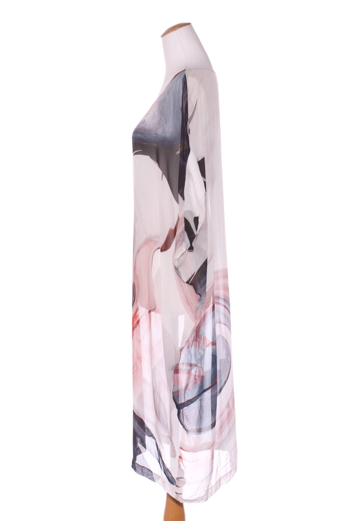 sachin and babi light blue dress InWeave Cadet Blue Chiffon Short Dress S for Women main image 0