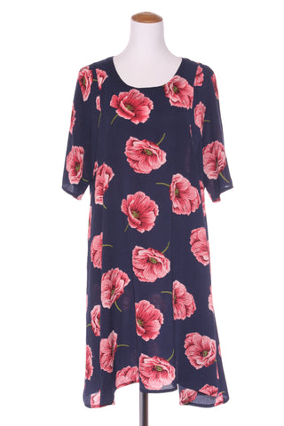 JELLICOE - Poppy print navy dress! 16
