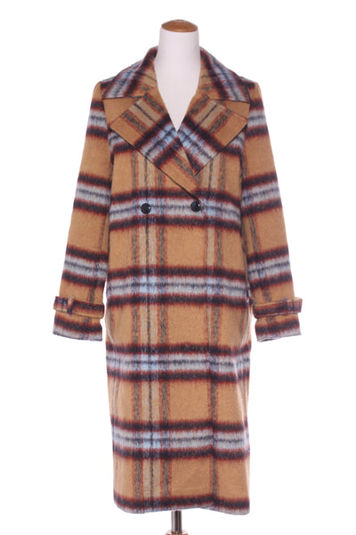 STAPLE THE LABEL - Fluffy check coat! 12