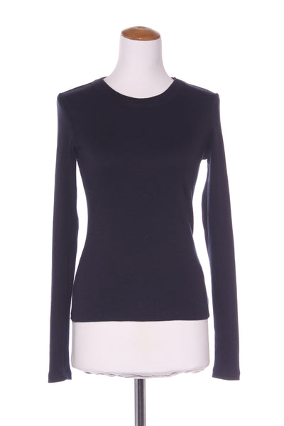 WITCHERY - Navy rib knit L/S tee! 10