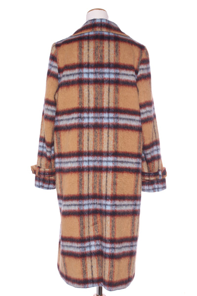 STAPLE THE LABEL - Fluffy check coat! 12