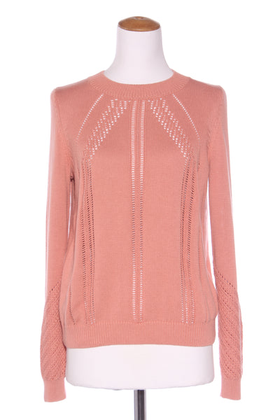 JEANSWEST - Cotton patterned knit - Rose! 8-10