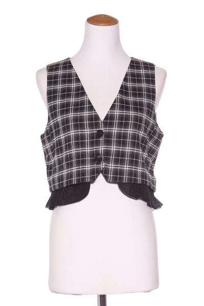 LOUNGE By Repertoire (NZ) Monochrome vest! 10-12