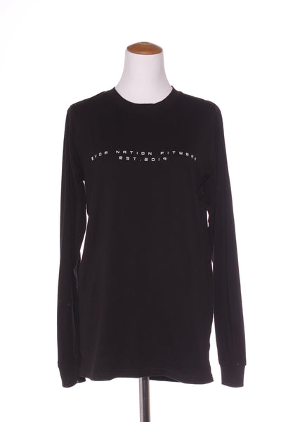 EVOM Fitwear- Logo print L/S cotton top! 12