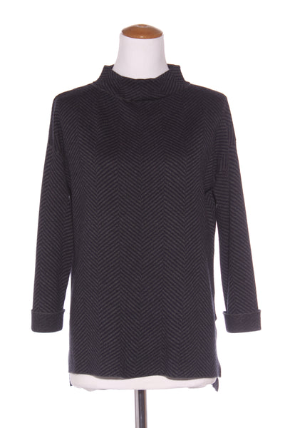 SUSSAN (BN) Chevron wool blend polo knit top! 8-10