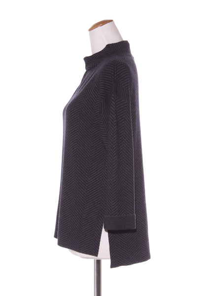 SUSSAN (BN) Chevron wool blend polo knit top! 8-10