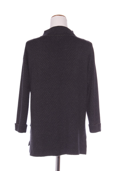 SUSSAN (BN) Chevron wool blend polo knit top! 8-10