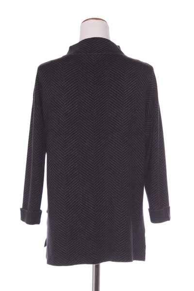 SUSSAN (BN) Chevron wool blend polo knit top! 8-10