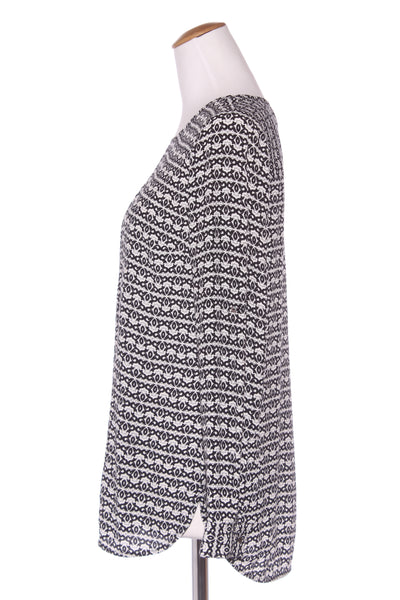 SUSSAN (BN) Monochrome print blouse! 8-10