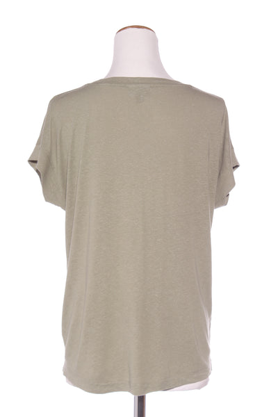SUSSAN "Adore" print linen blend tee! 8-10