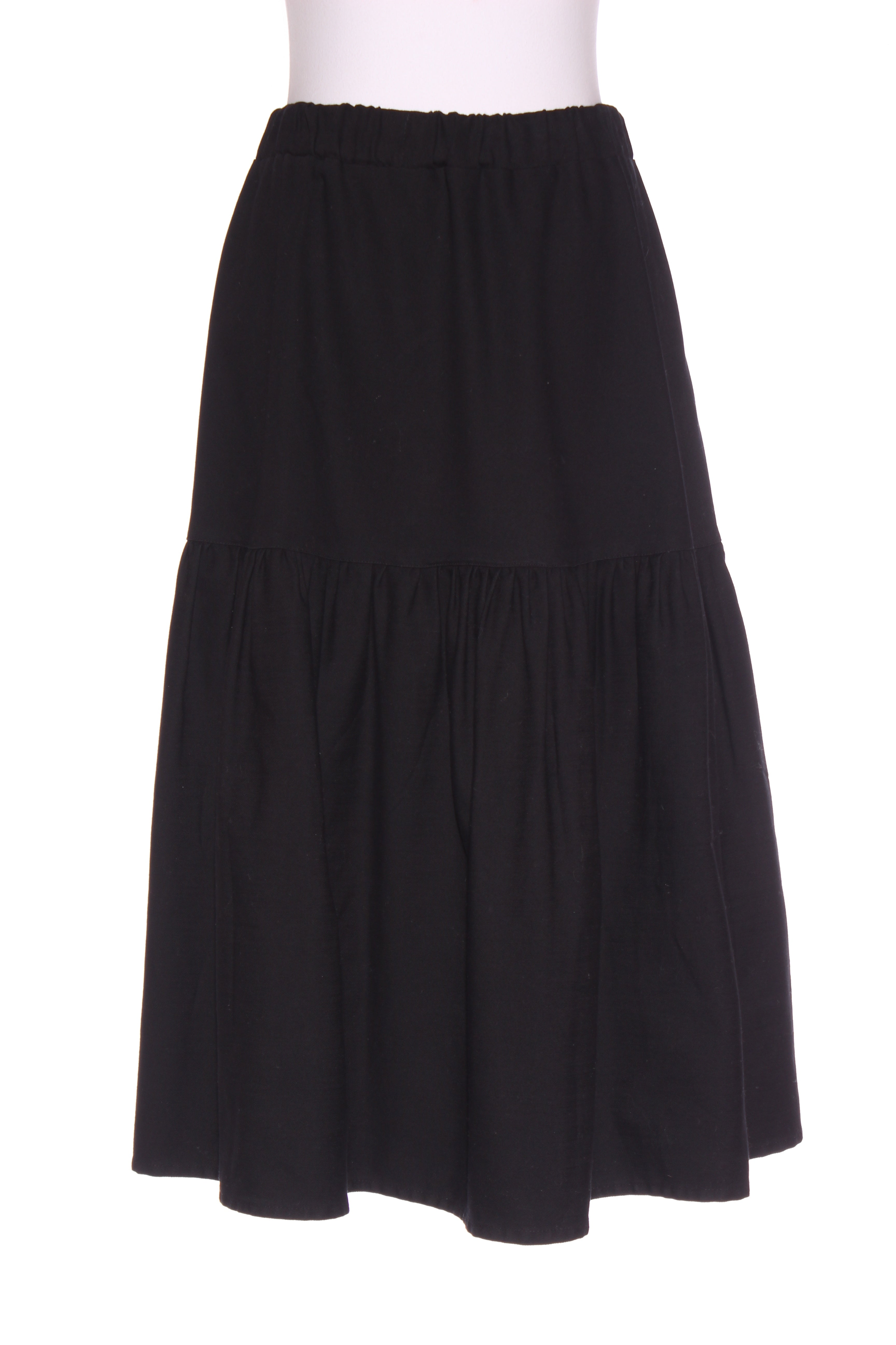 GREGORY NZ Ghini tiered rigid cotton midi skirt 10