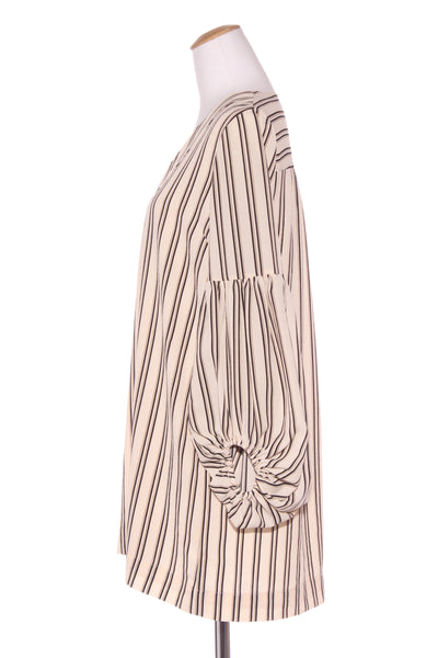 SUPERETTE - Balloon sleeve stripe dress! 8-10